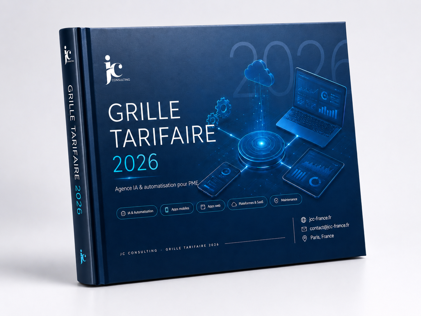Grille tarifaire 2026 — JC Consulting Services IT